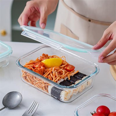 BOITE DE CONSERVATION ALIMENTAIRE - GlassSealBox™ - Transparent - Plan dinette