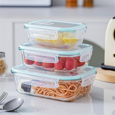BOITE DE CONSERVATION ALIMENTAIRE - GlassSealBox™ - Transparent - Plan dinette