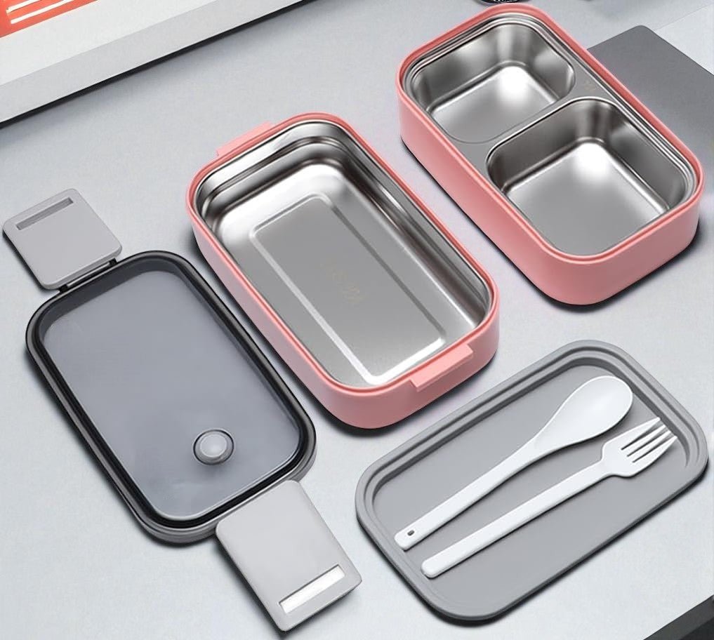Lunch Box - InoxLunchMate™ - Rose - Plan dinette