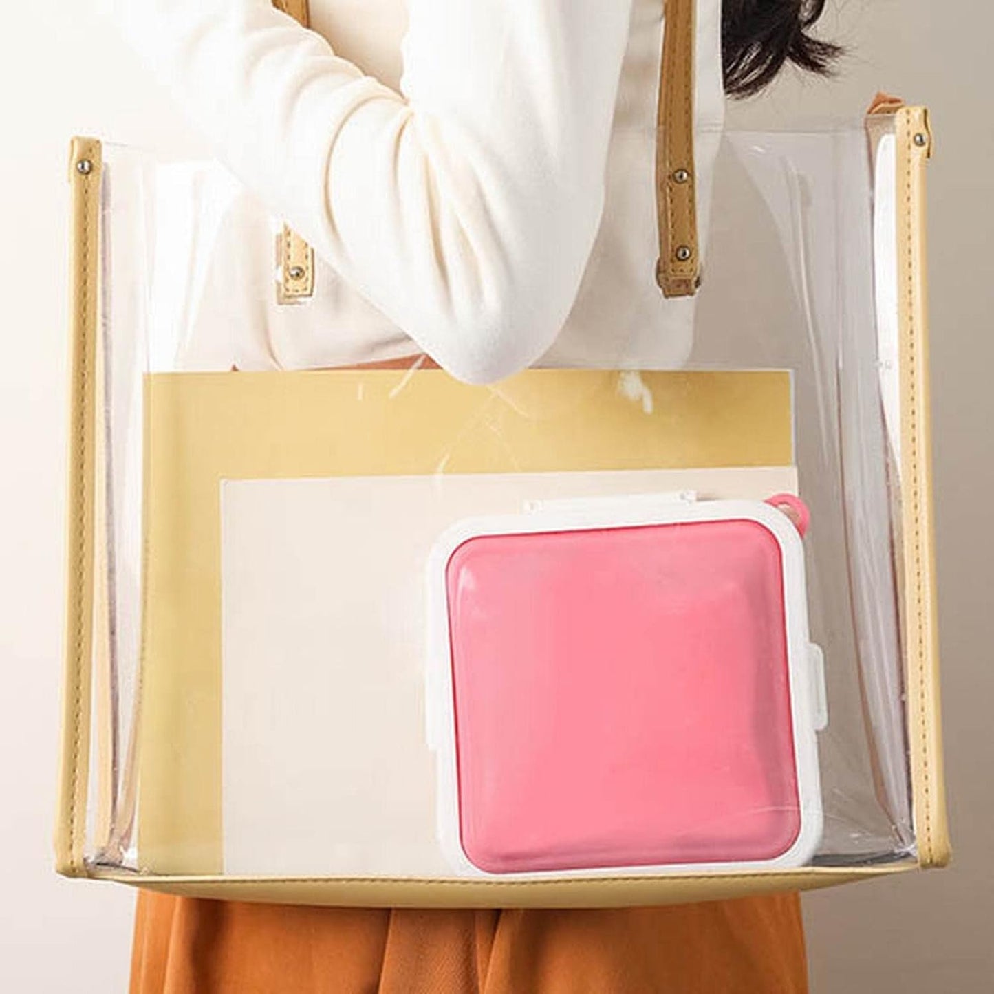 Lunch Box - SnackSafeBoxâą - Rose - Plan dinette