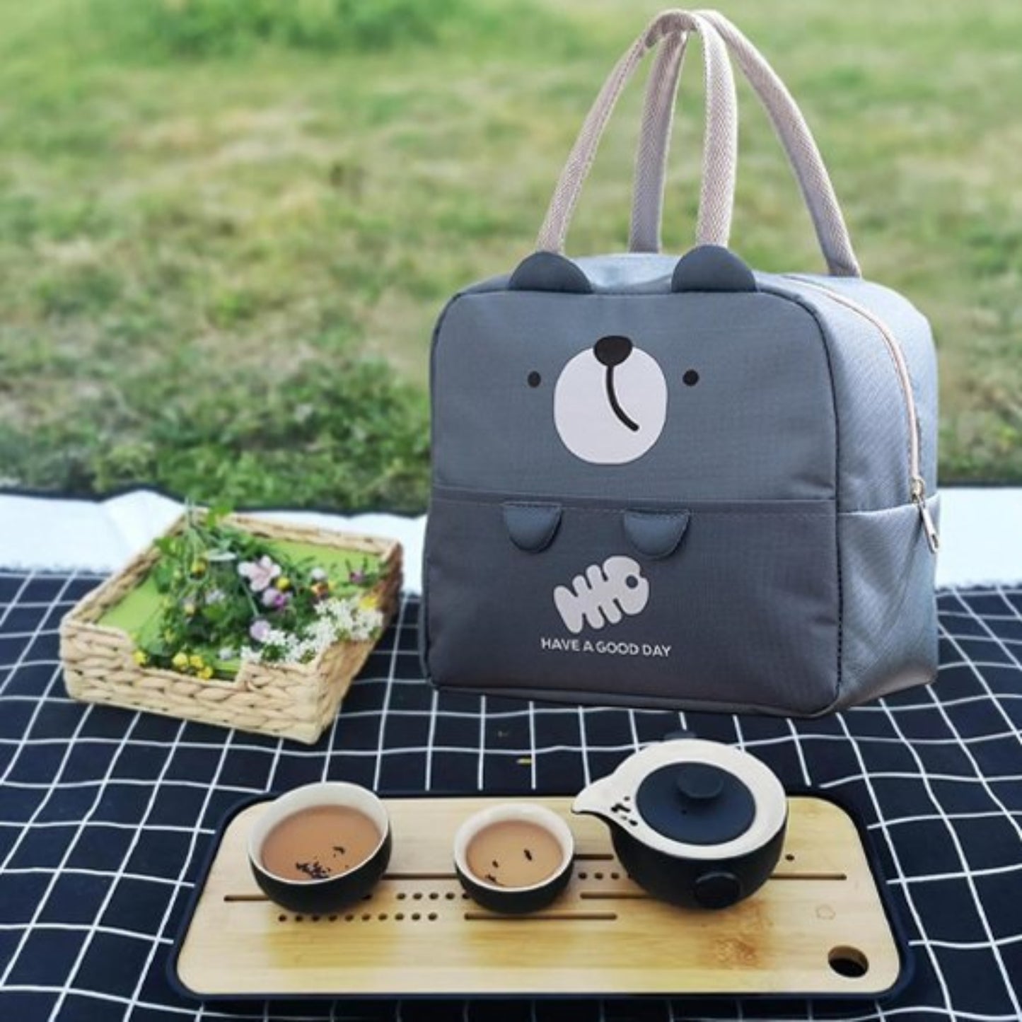 Sac isotherme repas anima pic nic - Plan dinette