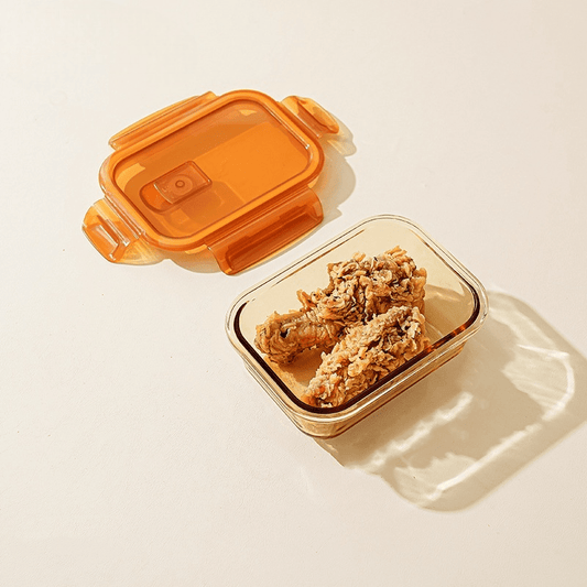 BOITE DE CONSERVATION ALIMENTAIRE - GlassSealBox™ - Marron - Plan dinette
