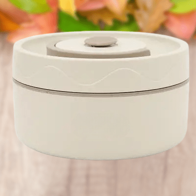 Boîte Repas Isotherme - NewThermalLunchBox™ - Beige - Plan dinette