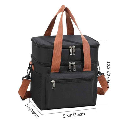 dimention sac isotherme noir | multicold 