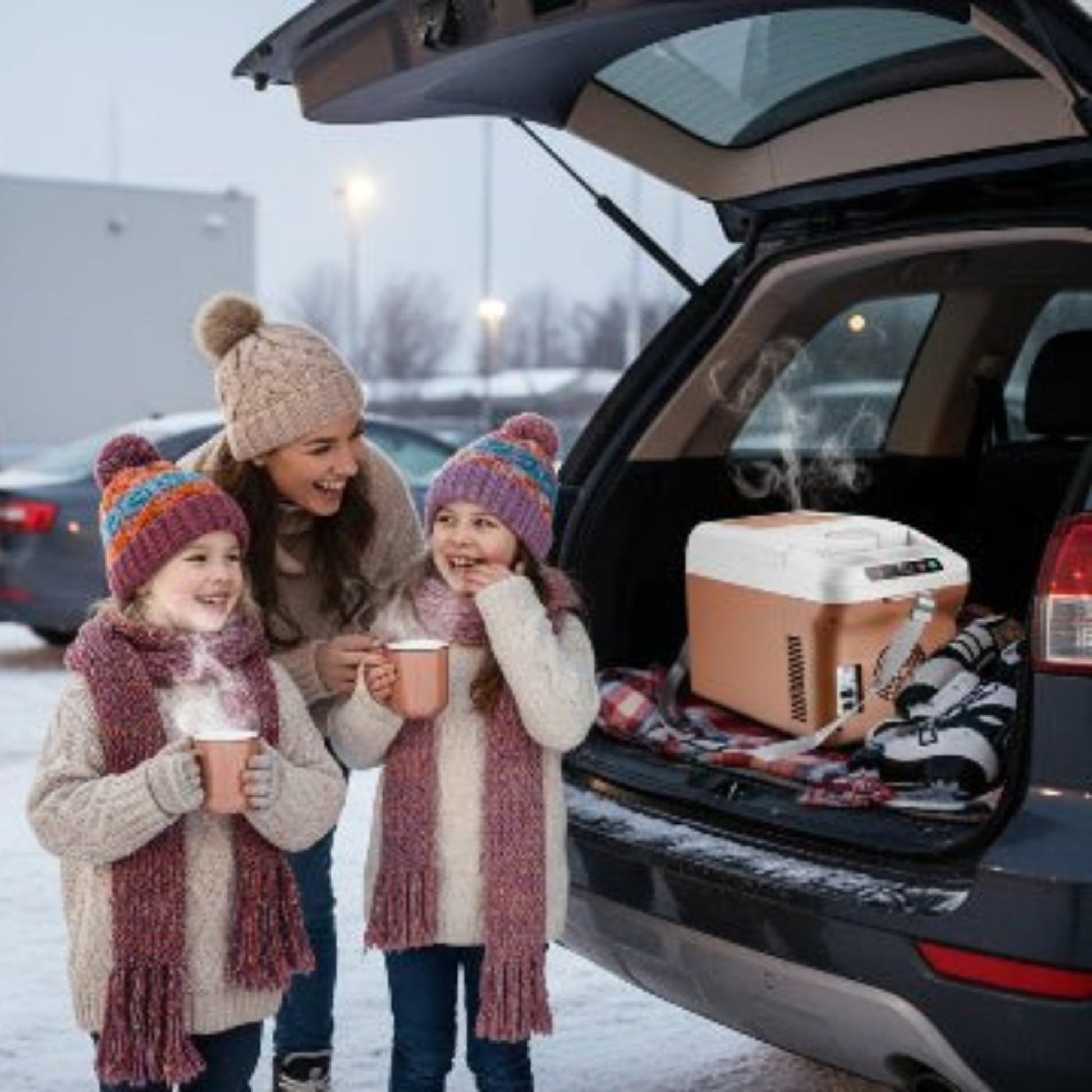 Glacière électrique 15L portable | ThermoFresh garde boisson plat chaud