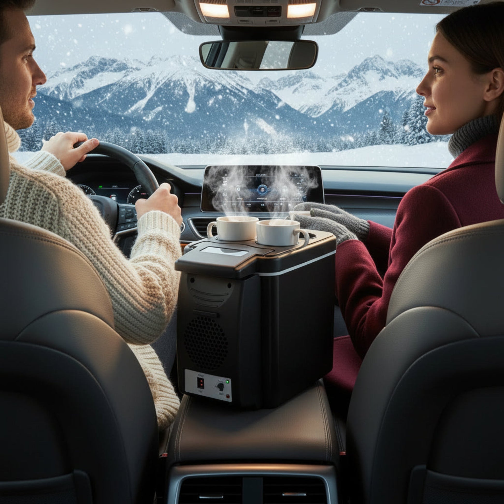 Glacière Électrique 6L Roadcool | Chaud Froid 12V Voiture - Plan dinette