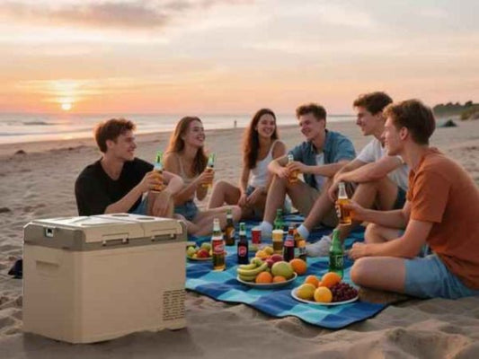 Glacière Électrique | DualFrost picnic plage