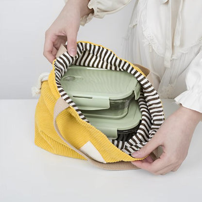 interieur tissus rayure lunch bag | tisac - Plan dinette