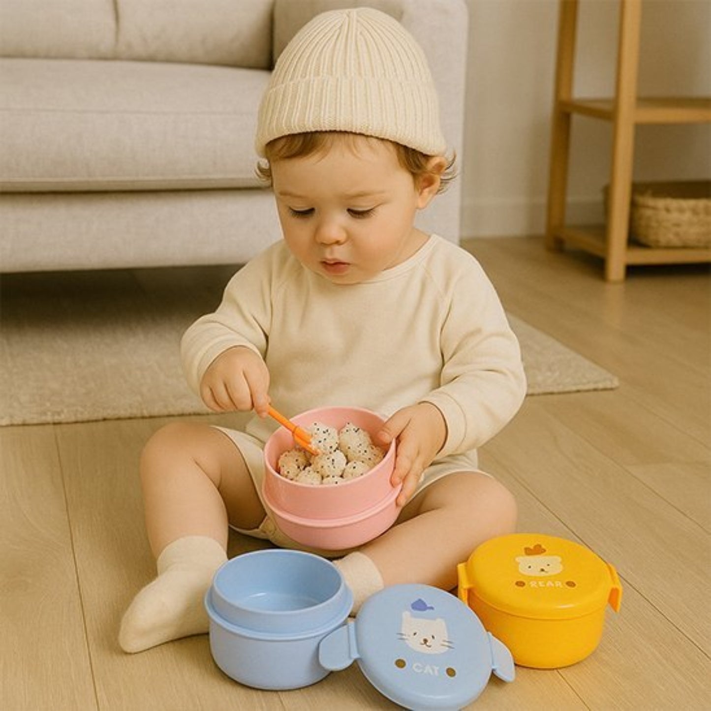 Lunch box enfant ergonomique | babybox - Plan dinette