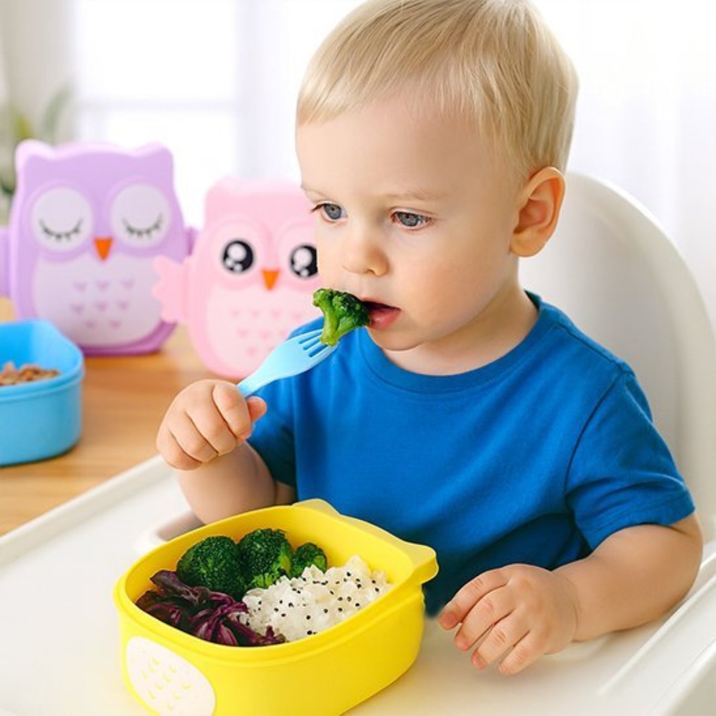 Lunch box enfant jaune | Hibox 