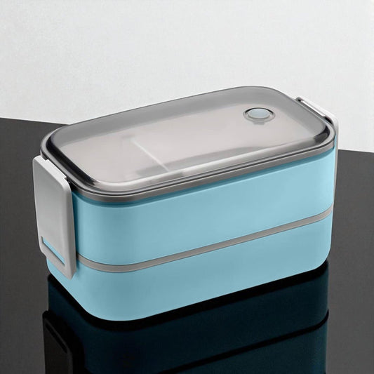 Lunch Box - InoxLunchMate™ - Bleu - Plan dinette