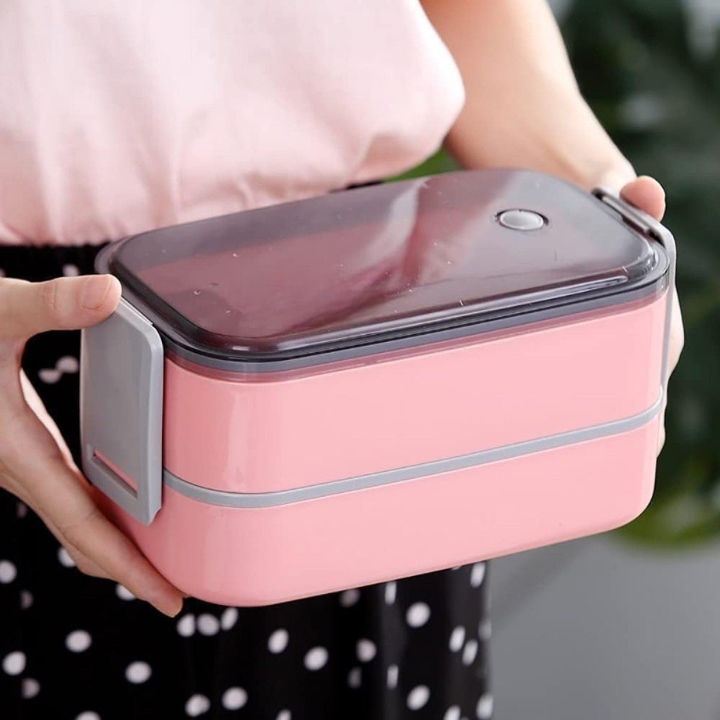 Lunch Box - InoxLunchMate™ - Rose - fermeture heretiquePlan dinette