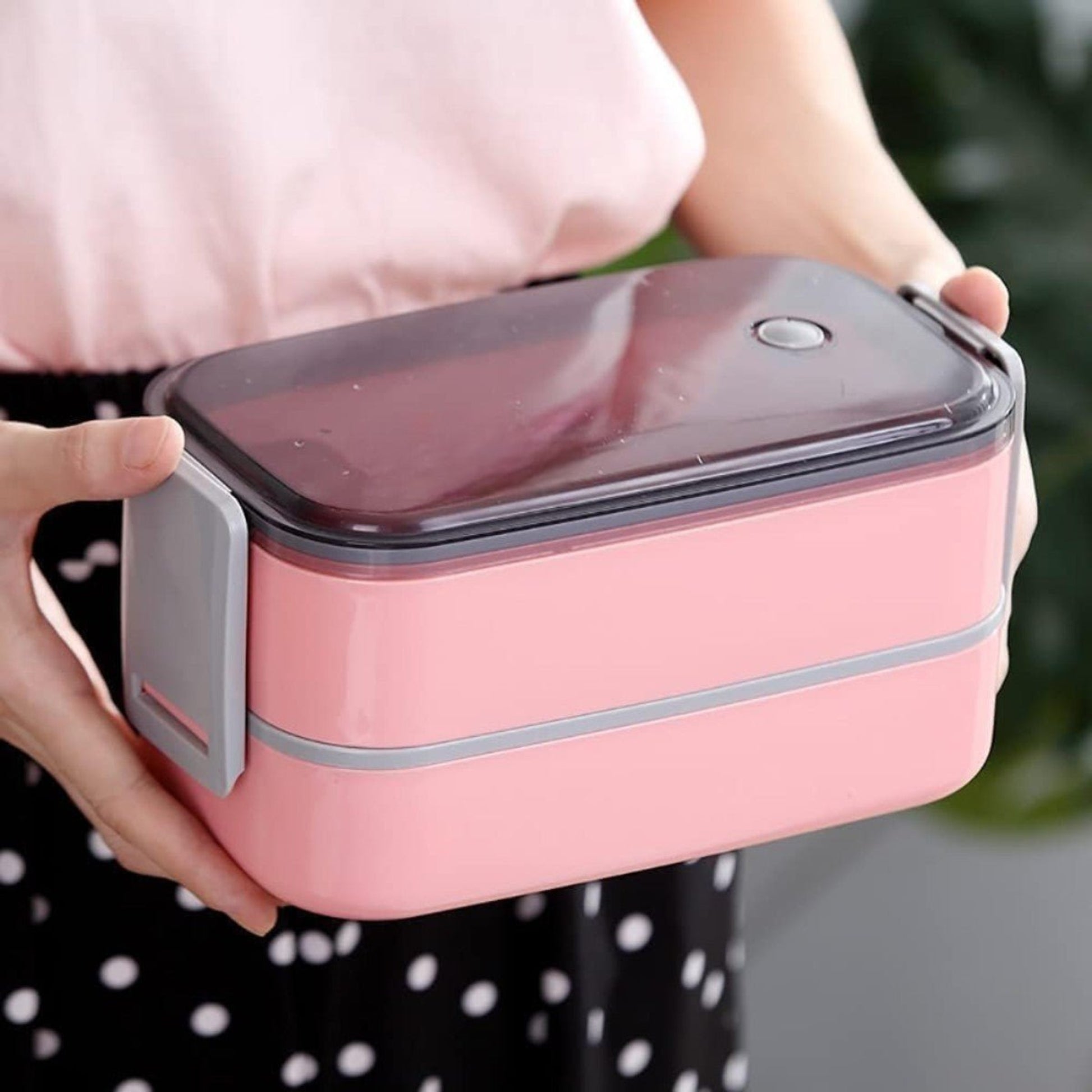 Lunch Box - InoxLunchMate™ - Rose - fermeture heretiquePlan dinette