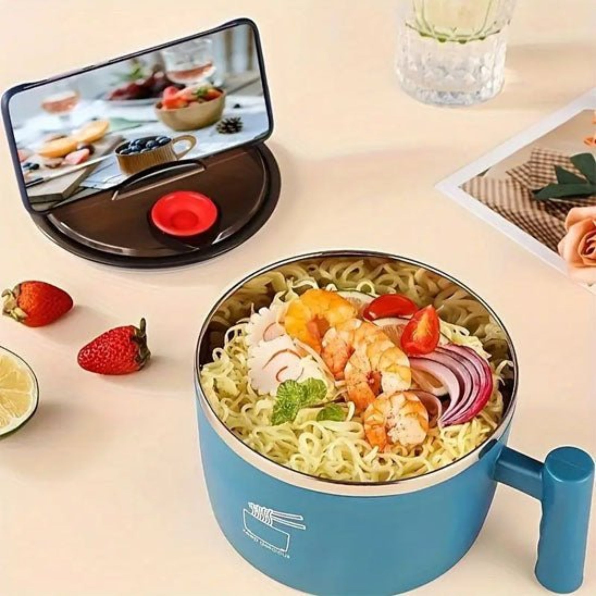 lunch box| noodly -couvercle repose portable