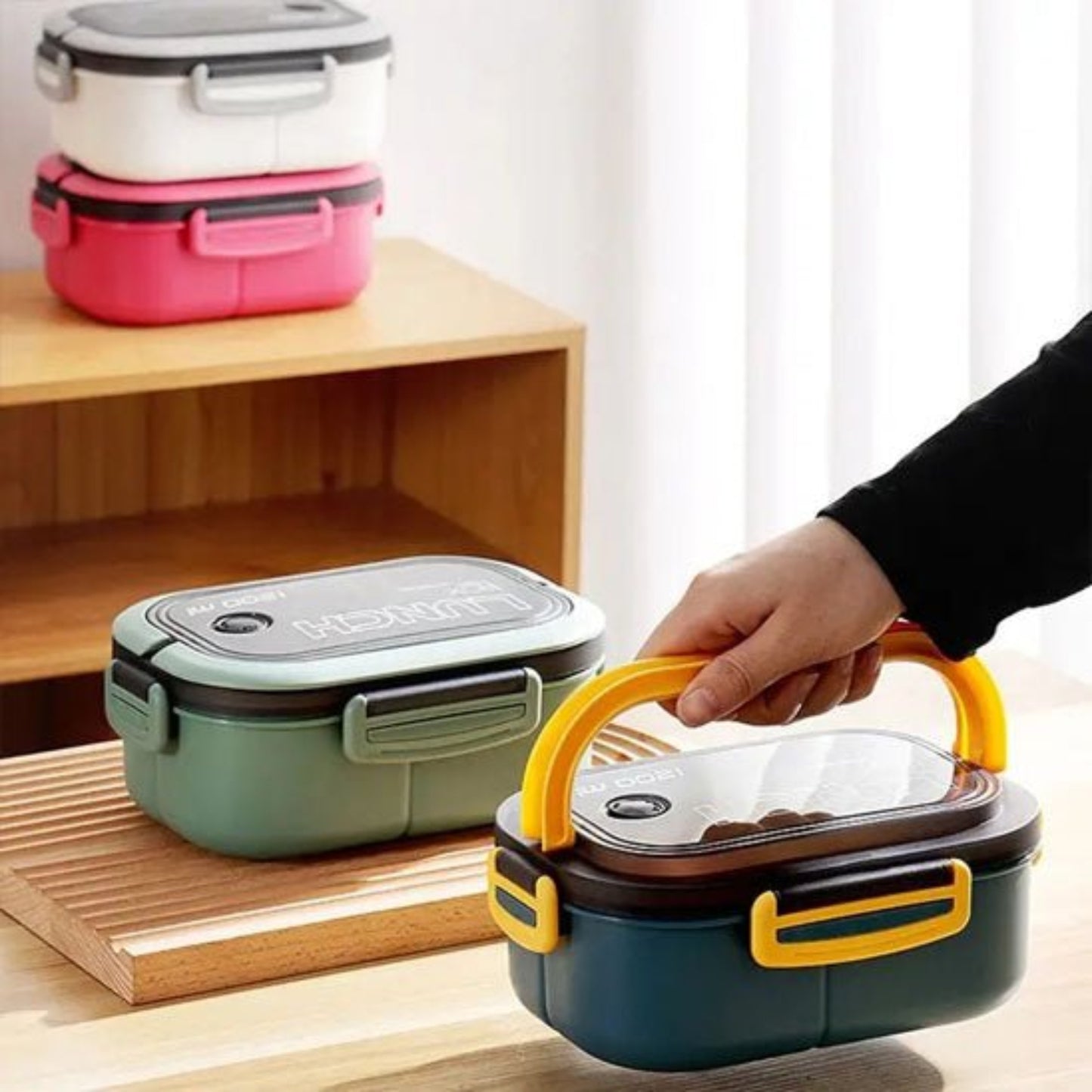 lunch box rondiclip poignee couvercle hermetique