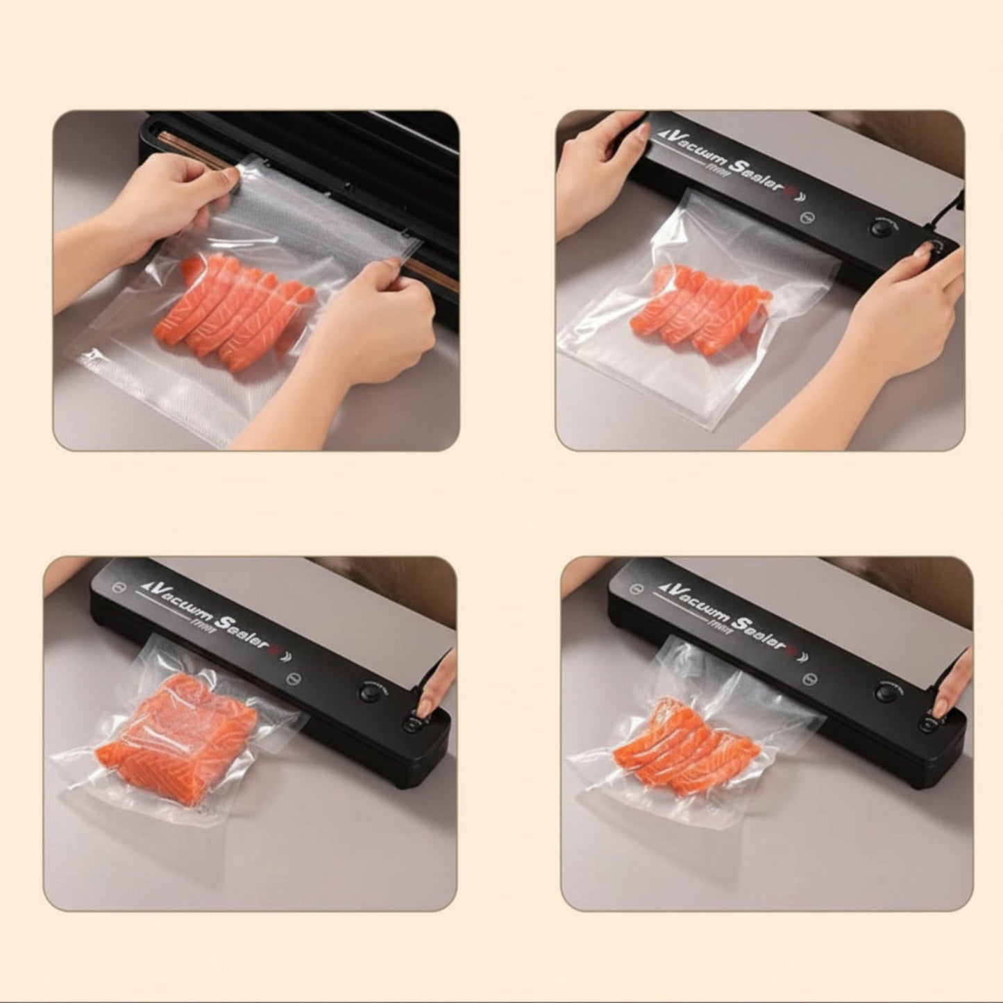 Machine sous vide | FreshGuard -mise sous vide demonstration