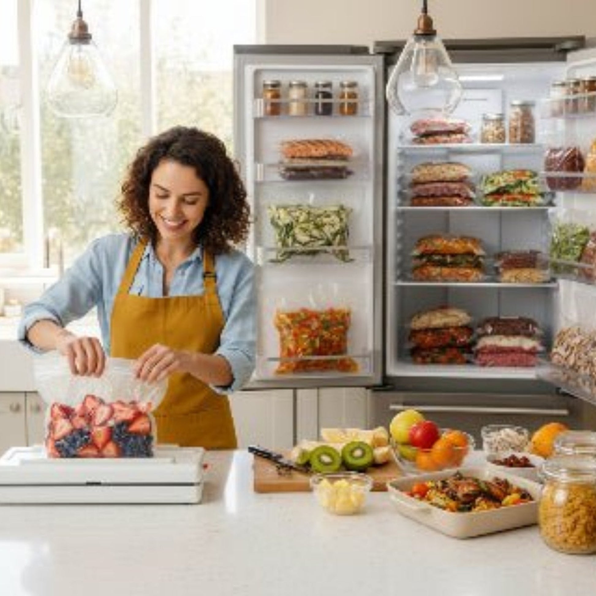 Machine sous vide gaindeplace organisation batch cooking| savyfood 