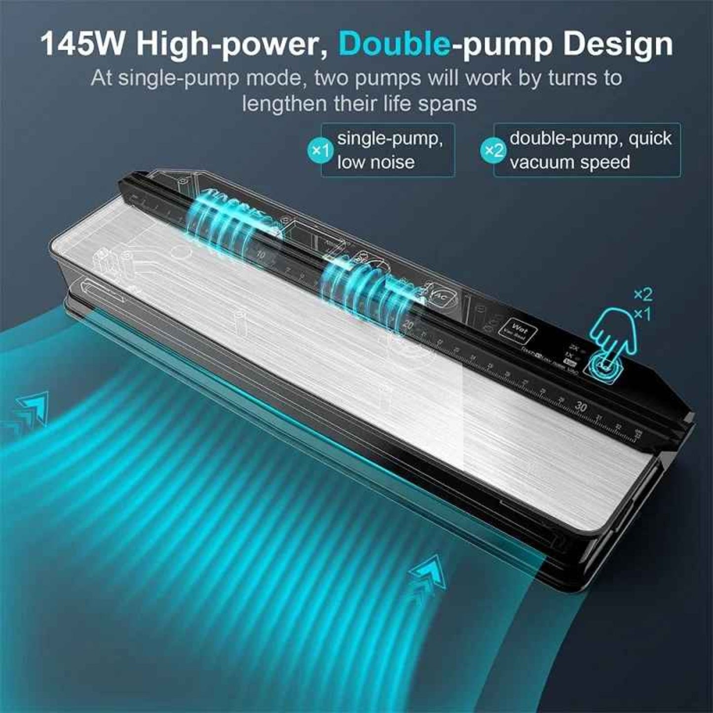 Machine Sous Vide Professionnelle | viedepro -double aspiration