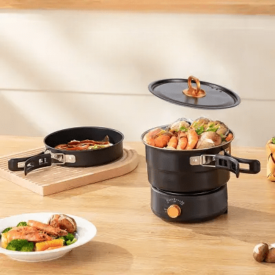 Multicuiseur - NewSteamerMulticooker™ - Noir - Plan dinette