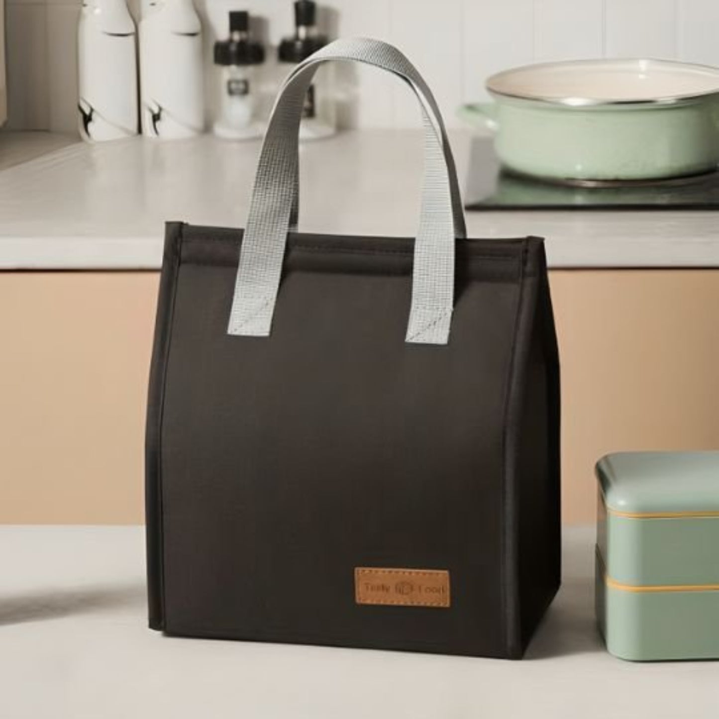 petit sac isotherme noir clasic | wokibag