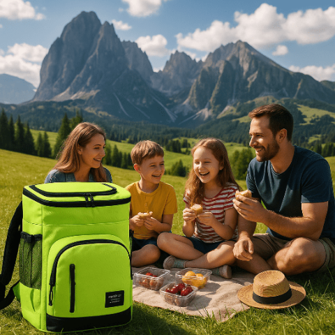 Sac à dos isotherme  famille pic nic|iglobakpak - Plan dinette