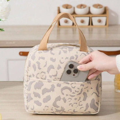 Sac isotherme blanc pochette telephone | minicold - Plan dinette