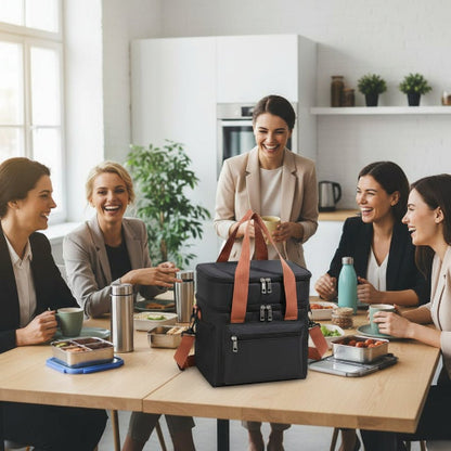 Sac isotherme noir pose dejeuner | multicold -