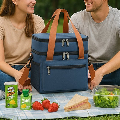 Sac isotherme pic nic double poignee bandouliere | multicold - Plan dinette