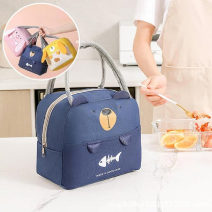 Sac isotherme repas anima bleu ours Plan dinette
