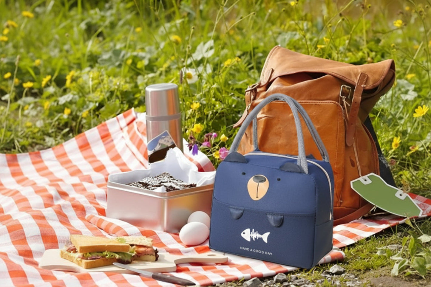 Sac isotherme repas anima repas togo - Plan dinette