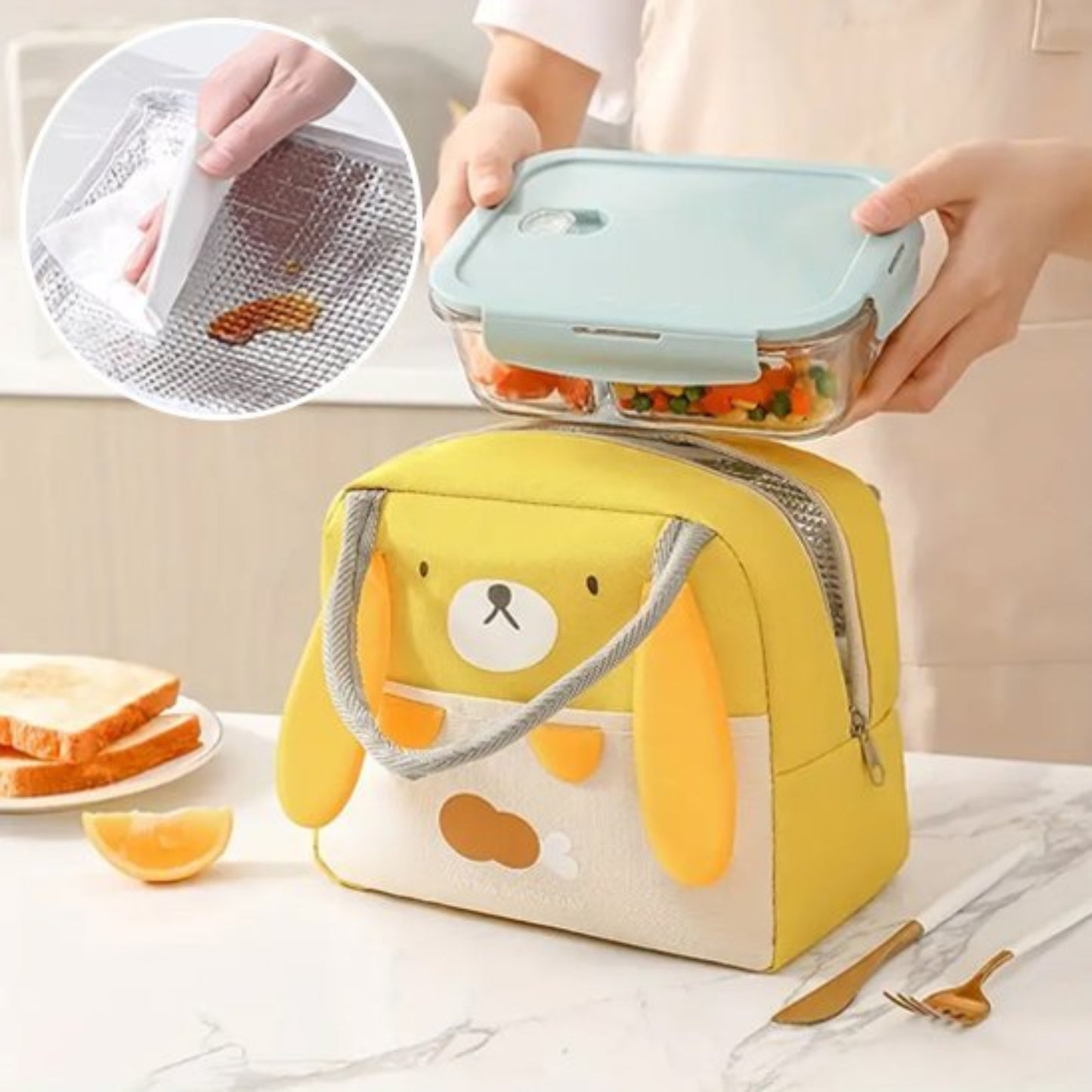 Sac isotherme repas detail capacite anima plan dinette