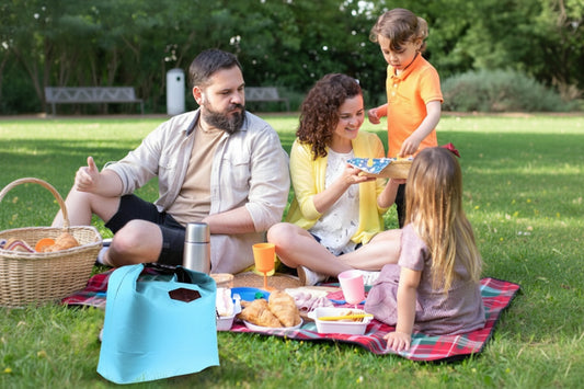 Sac isotherme repas famille midi enfant| grabag - Plan dinette