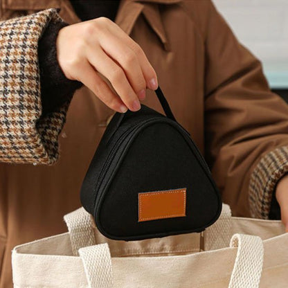 Sac isotherme triangulaire noir to go| trigofresh 