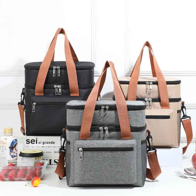 trio sac isotherme noir beige gris| multicold 