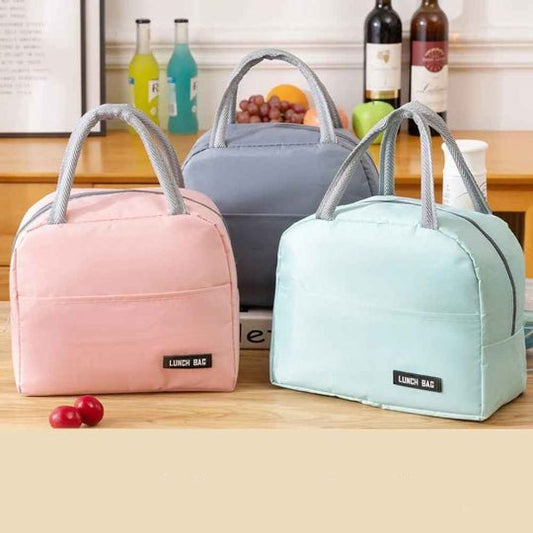 trio sac lunch box hola rose bleu turquoise